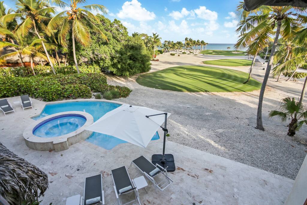 Caleton Cap Cana Villa for Rent – Huge Tropical Villa With Golf & Ocean View - Caleton Villas in Cap Cana