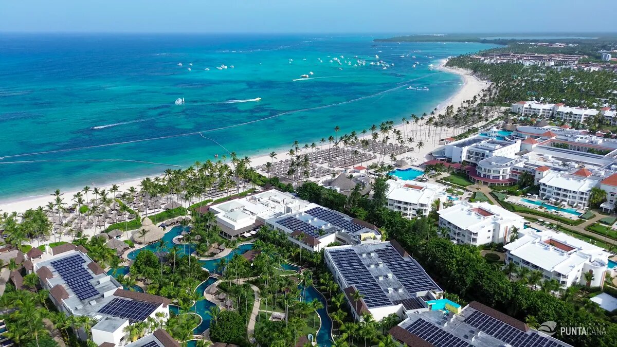 Punta Cana, drone view