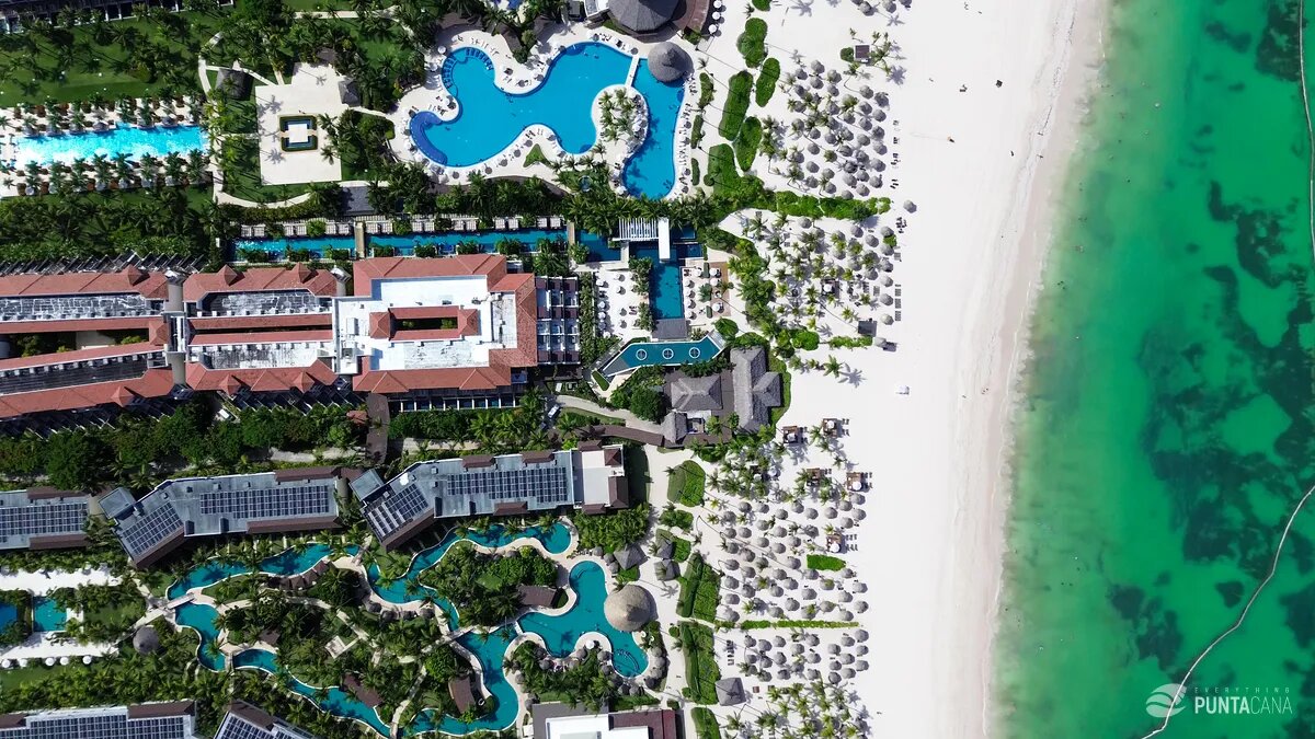 Punta Cana, drone view
