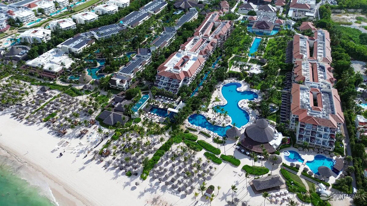 Punta Cana, drone view