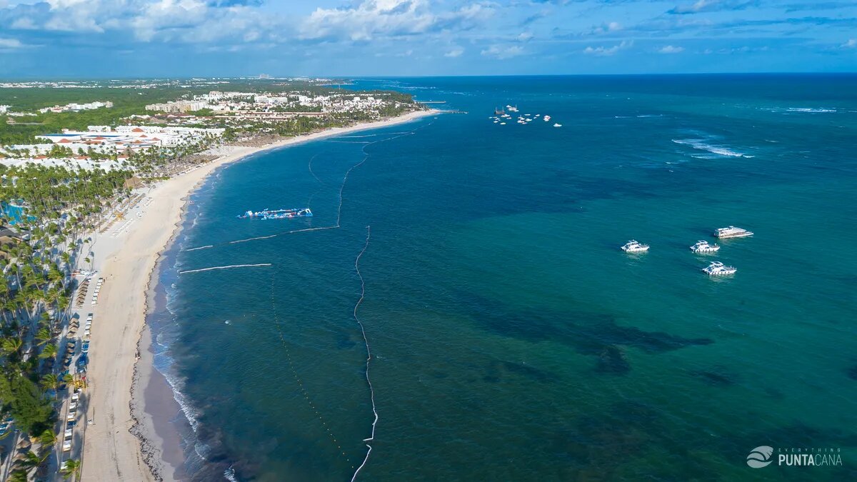 Punta Cana, drone view