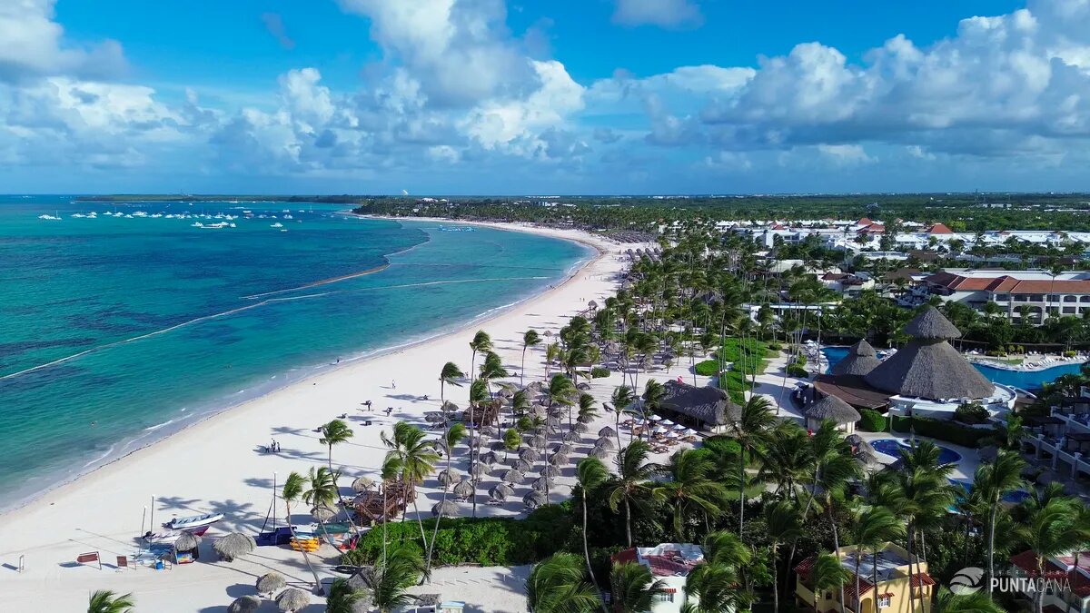 Punta Cana, drone view