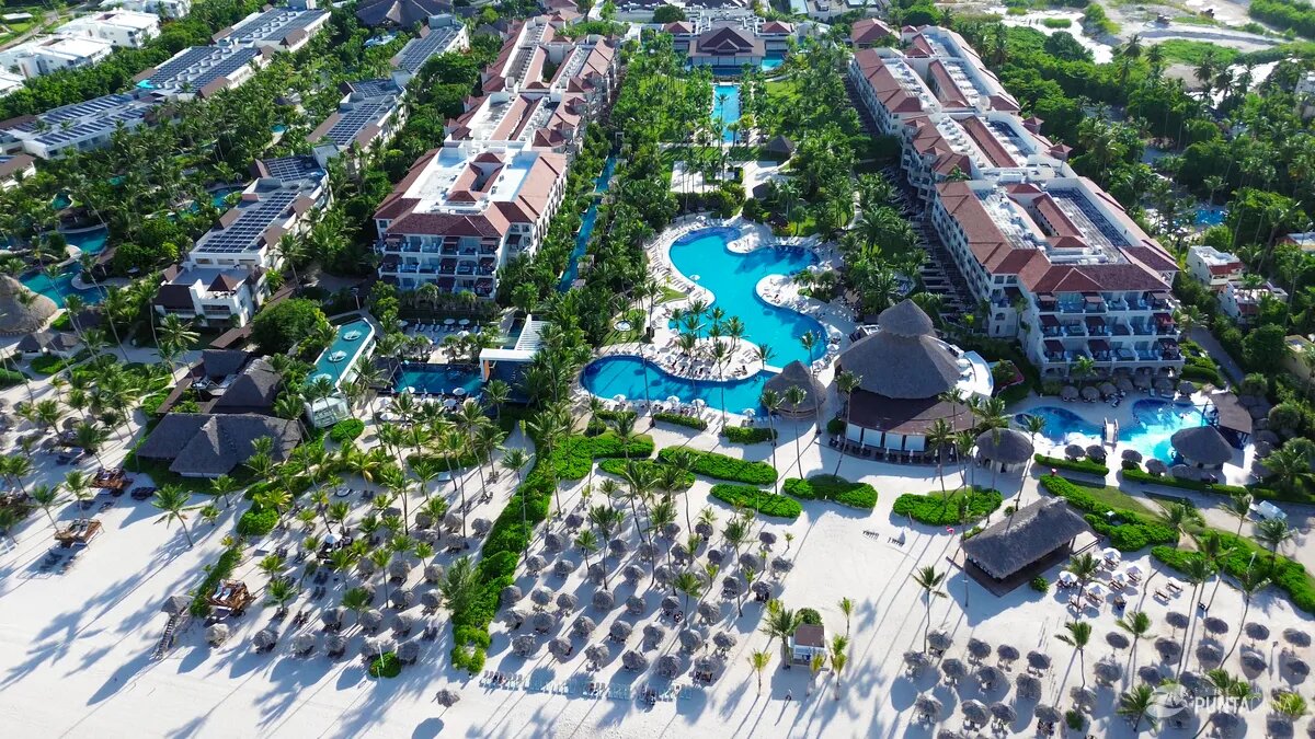 Punta Cana, drone view